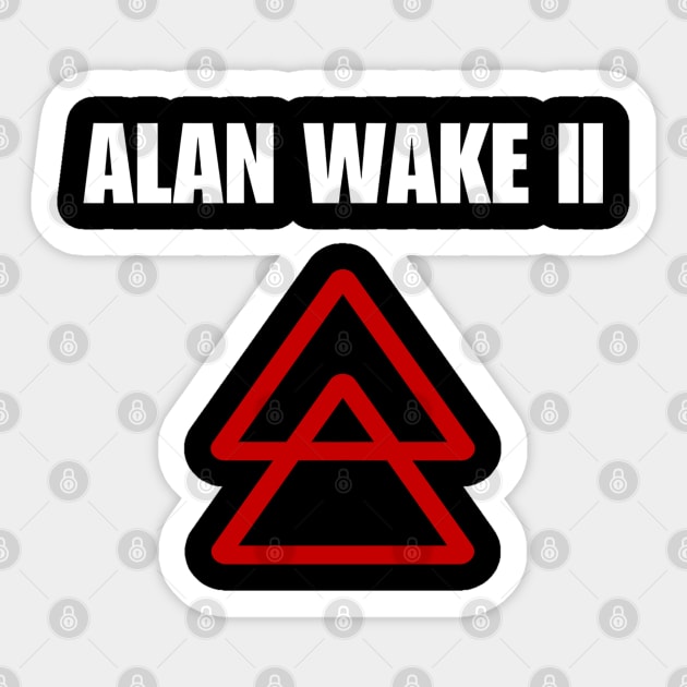 Alan Wake 2 Sticker by Waldesign